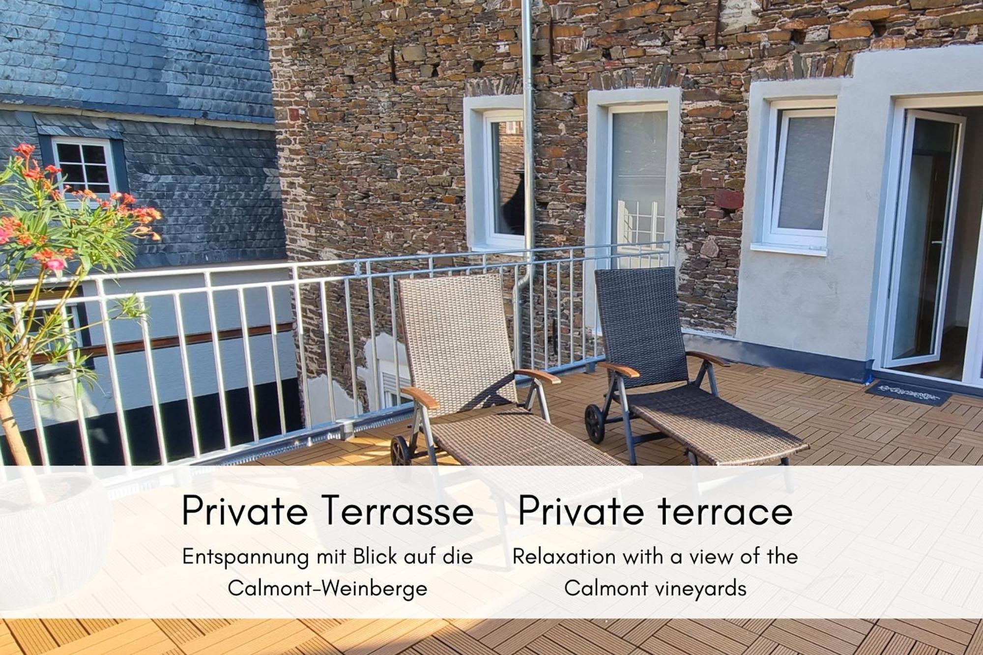 Apartament Winzerhaus Am Calmont - Terrasse Der Ruhe Bremm Zewnętrze zdjęcie